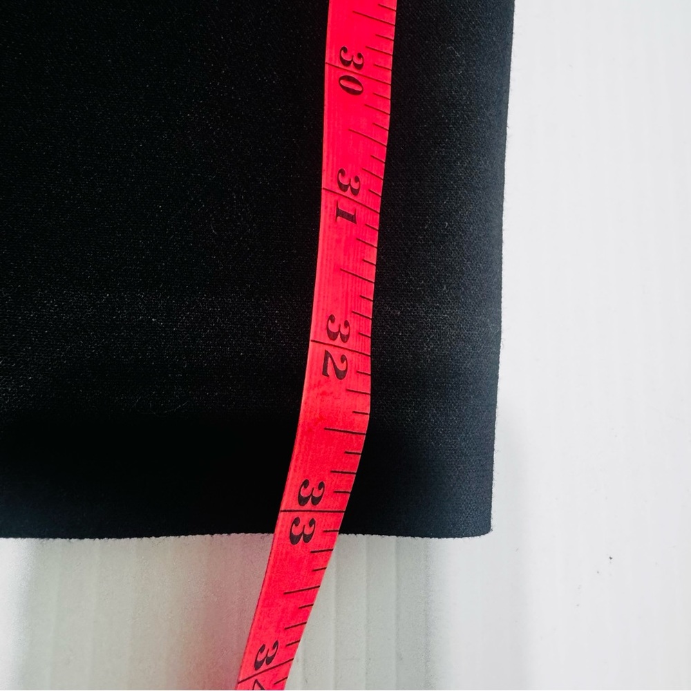 Black Halo Chantal Sleek Black Midi Dress Size 8 - Picture 15 of 16